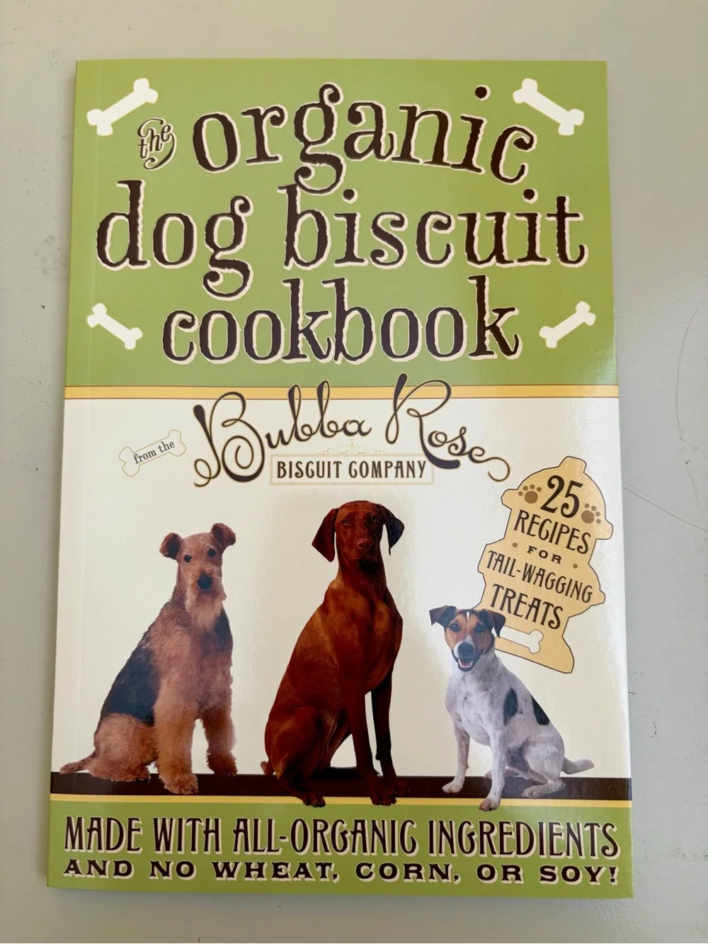 The Organic Dog Cookbook Kit with Cookie Cutters